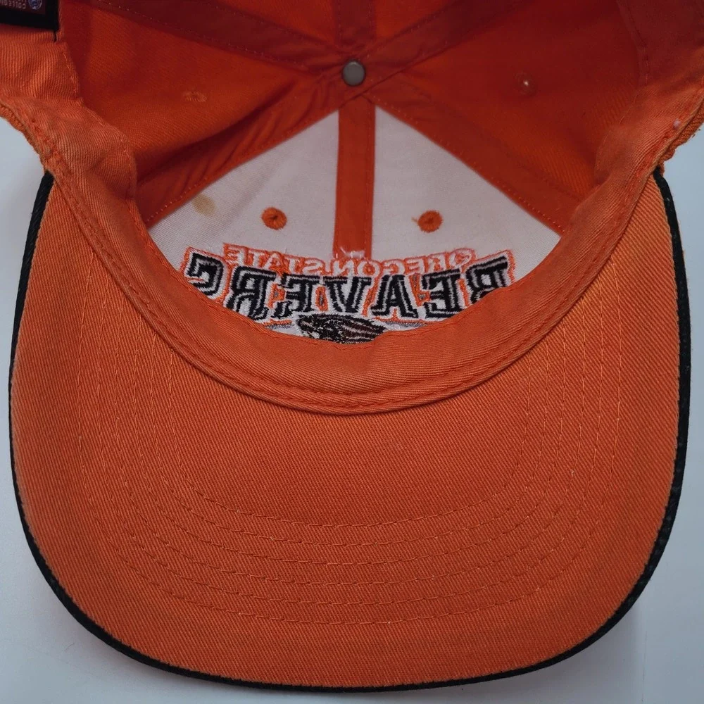 Oregon State Beavers Hat Adjustable Top of the World Orange White NCAA Logo Men